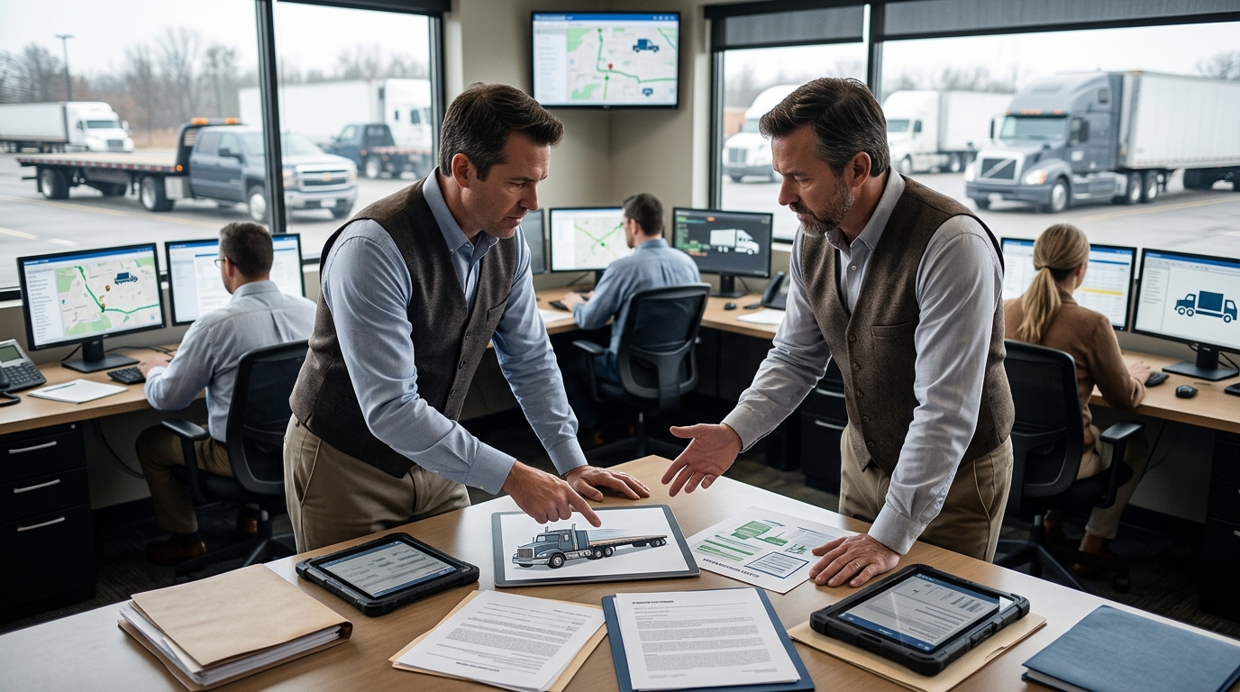 Illustration: Freight Factoring vs. Equipment Financing: Which One Keeps Your Hotshot Business Moving in 2026?